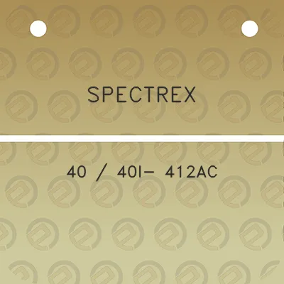 spectrex-40-40i-412ac