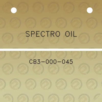 spectro-oil-cb3-000-045