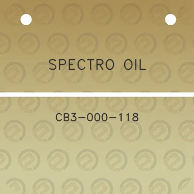 spectro-oil-cb3-000-118