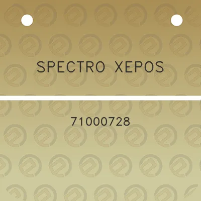 spectro-xepos-71000728