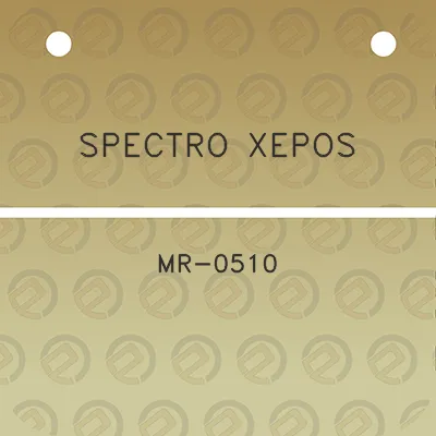 spectro-xepos-mr-0510