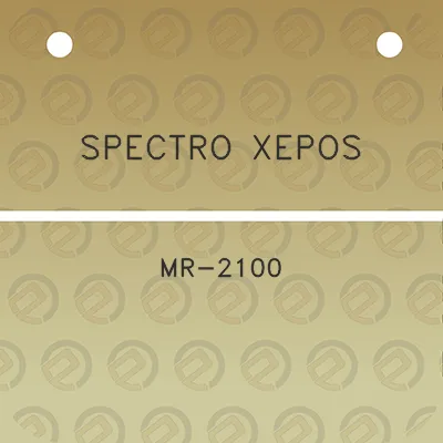 spectro-xepos-mr-2100