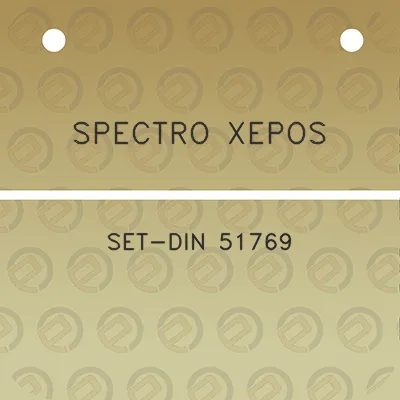 spectro-xepos-set-din-51769