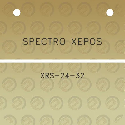 spectro-xepos-xrs-24-32