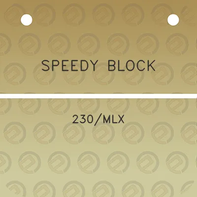 speedy-block-230mlx