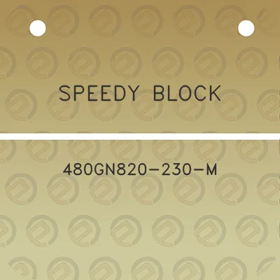 speedy-block-480gn820-230-m