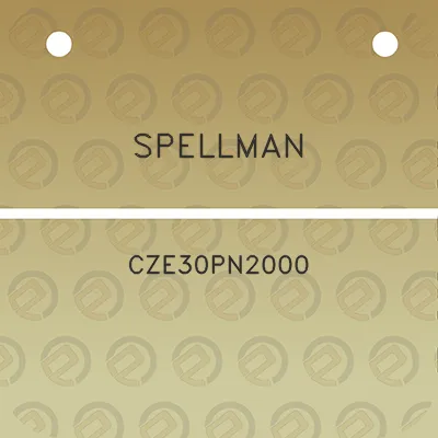 spellman-cze30pn2000