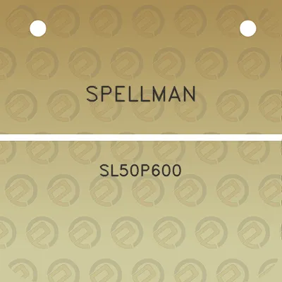 spellman-sl50p600