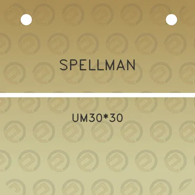 spellman-um3030