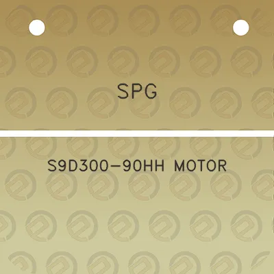 spg-s9d300-90hh-motor