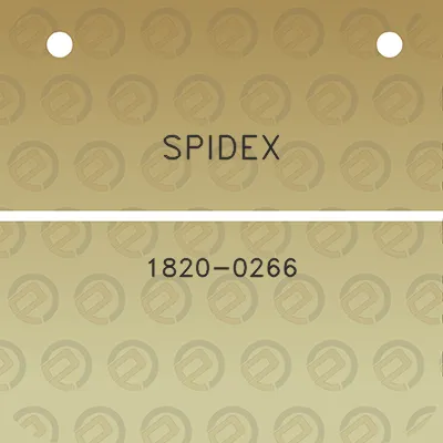 spidex-1820-0266