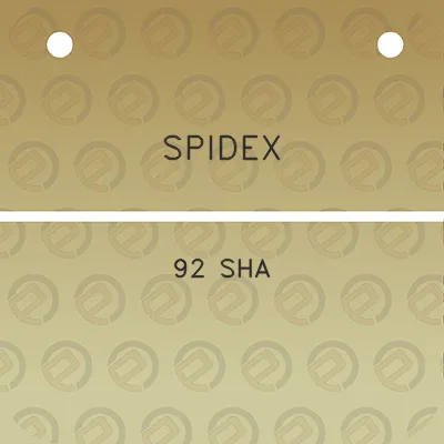 spidex-92-sha