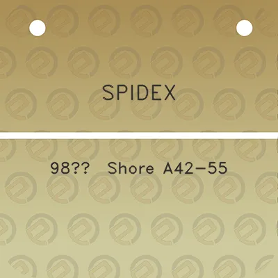 spidex-98-shore-a42-55