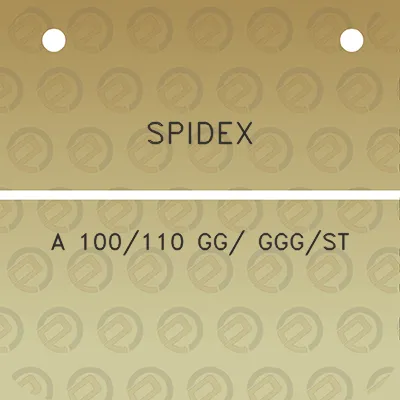 spidex-a-100110-gg-gggst