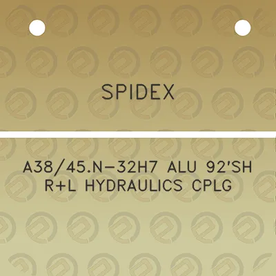 spidex-a3845n-32h7-alu-92sh-rl-hydraulics-cplg