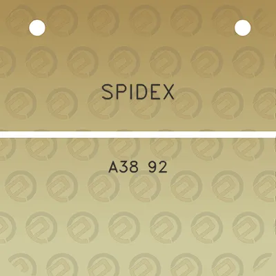 spidex-a38-92