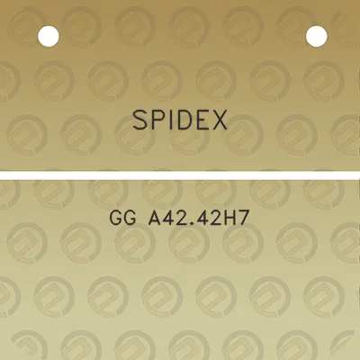 spidex-gg-a4242h7