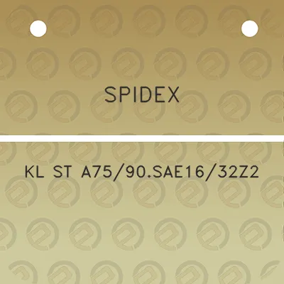 spidex-kl-st-a7590sae1632z2