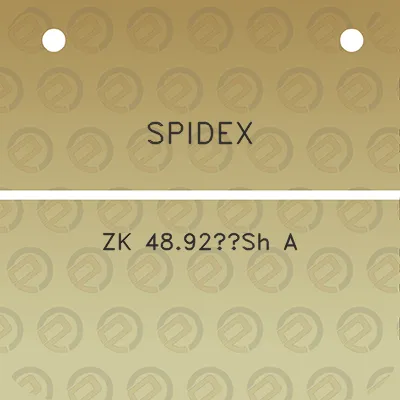 spidex-zk-4892sh-a