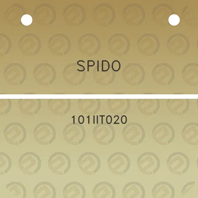 spido-101iit020