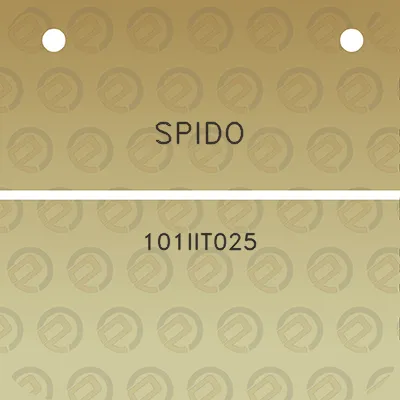 spido-101iit025