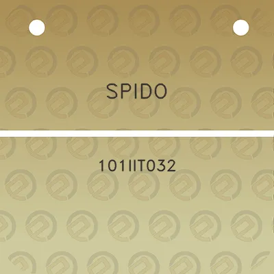 spido-101iit032