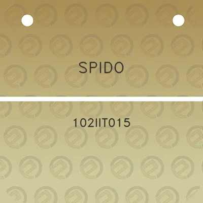 spido-102iit015