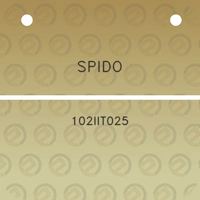 spido-102iit025