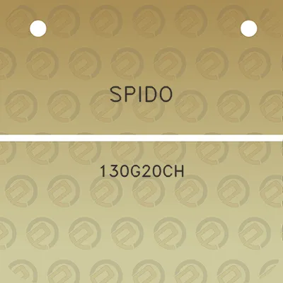 spido-130g20ch