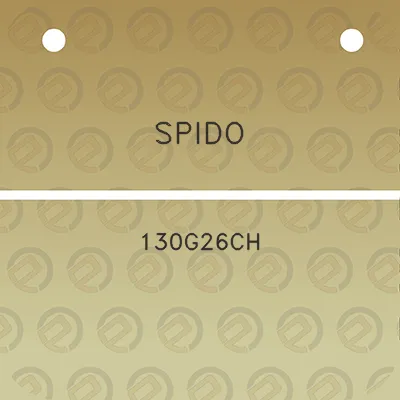 spido-130g26ch