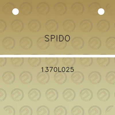 spido-1370l025