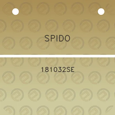 spido-181032se