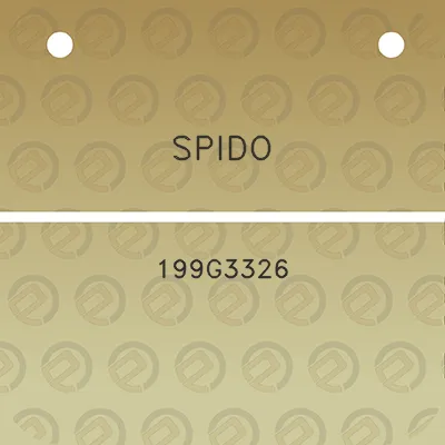 spido-199g3326