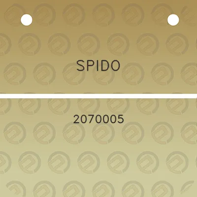 spido-2070005