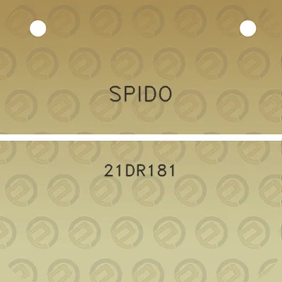 spido-21dr181