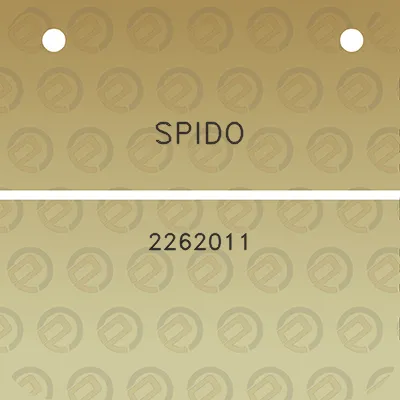 spido-2262011