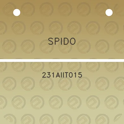 spido-231aiit015