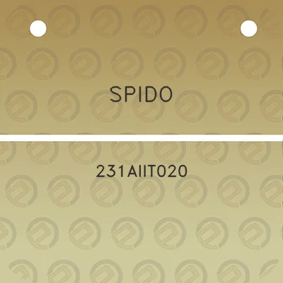 spido-231aiit020