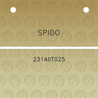 spido-231aiit025