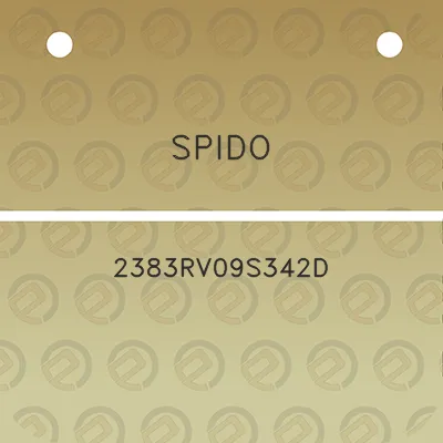 spido-2383rv09s342d