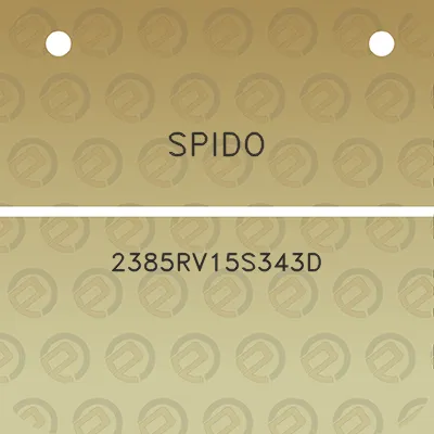 spido-2385rv15s343d