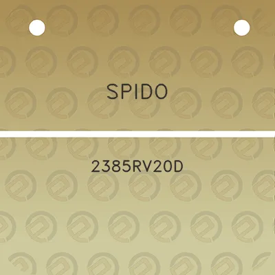 spido-2385rv20d