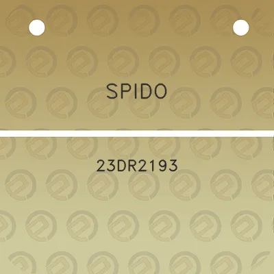 spido-23dr2193