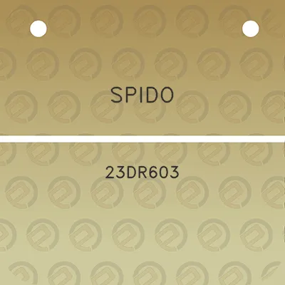 spido-23dr603