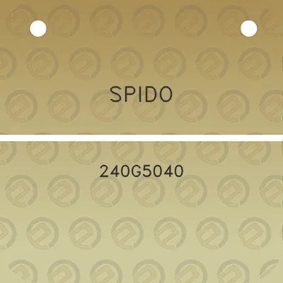 spido-240g5040