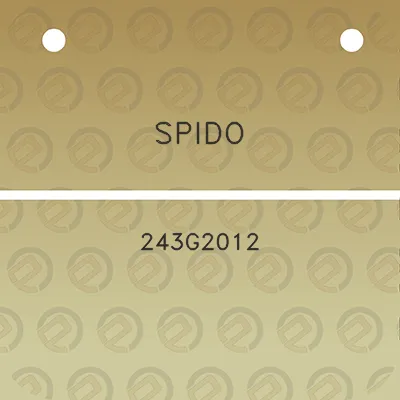 spido-243g2012