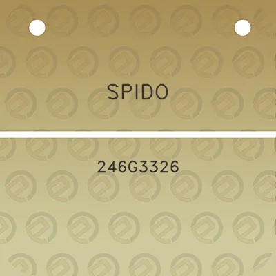 spido-246g3326