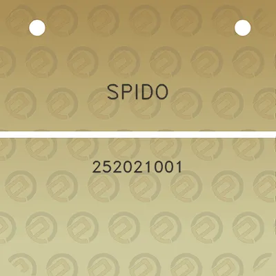 spido-252021001