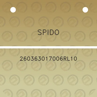 spido-260363017006rl10