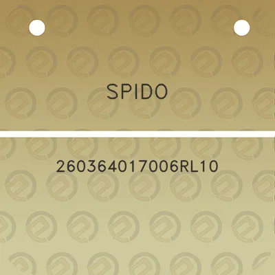 spido-260364017006rl10